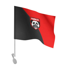 Флаг для автомобиля с принтом PandafxTM в Кировске, 100% полиэстер | Размер: 30*21 см | 7f united | fifa | pandafx | панда