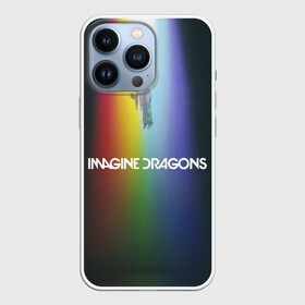 Чехол для iPhone 13 Pro с принтом Imagine Dragons в Кировске,  |  | demons | evolve | mirrors | radioactive | драконы | космос | музыка | нло | ночь | поп | радуга | рок | свет