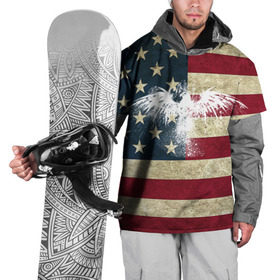 Накидка на куртку 3D с принтом Флаг США с белым орлом в Кировске, 100% полиэстер |  | Тематика изображения на принте: usa | америка | американец | америки | звездно полосатый | необычный | нью йорк | орел | соединенные | сша | флаг | штаты | янки