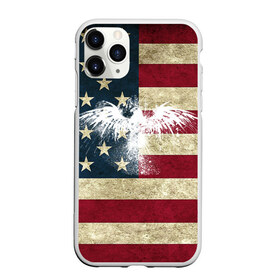 Чехол для iPhone 11 Pro Max матовый с принтом Флаг США с белым орлом в Кировске, Силикон |  | Тематика изображения на принте: usa | америка | американец | америки | звездно полосатый | необычный | нью йорк | орел | соединенные | сша | флаг | штаты | янки