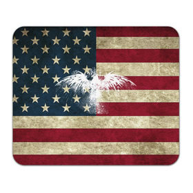 Коврик прямоугольный с принтом Флаг США с белым орлом в Кировске, натуральный каучук | размер 230 х 185 мм; запечатка лицевой стороны | usa | америка | американец | америки | звездно полосатый | необычный | нью йорк | орел | соединенные | сша | флаг | штаты | янки