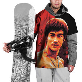 Накидка на куртку 3D с принтом Брюс Ли в Кировске, 100% полиэстер |  | Тематика изображения на принте: bruce lee | dragon | брюс | гонконг | дракон | китай | кунг фу | легенда | ли
