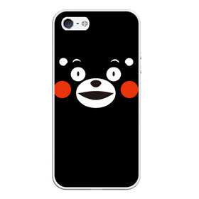 Чехол для iPhone 5/5S матовый с принтом Kumamon в Кировске, Силикон | Область печати: задняя сторона чехла, без боковых панелей | kumamon | во имя сатаны | во славу сатане | кумамон