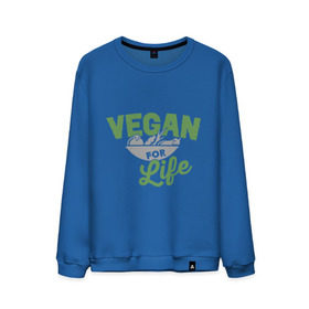 Мужской свитшот хлопок с принтом Vegan for Life в Кировске, 100% хлопок |  | Тематика изображения на принте: green | vegan | yoga | веган | вегетарианец | вегетарианство | витамины | здоровье | зеленый | зож | йога | овощи | фрукты