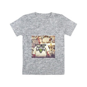 Детская футболка хлопок с принтом Тревор ГТА 5 в Кировске, 100% хлопок | круглый вырез горловины, полуприлегающий силуэт, длина до линии бедер | Тематика изображения на принте: gta5 | gtav | philips | trevor | гта 5 | гтаv | тревор филипс