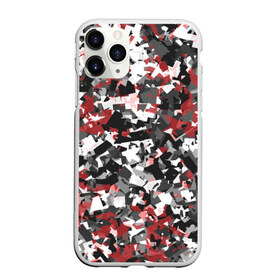 Чехол для iPhone 11 Pro матовый с принтом Городской камуфляж в Кировске, Силикон |  | camo | urban | белый | гранж | красный | маскировка | милитари | паттерн | серый | текстура