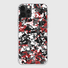 Чехол для iPhone 12 Pro Max с принтом Городской камуфляж в Кировске, Силикон |  | camo | urban | белый | гранж | красный | маскировка | милитари | паттерн | серый | текстура