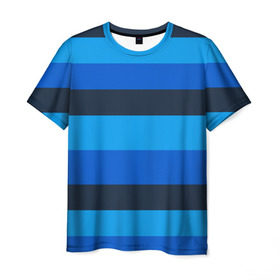 Мужская футболка 3D с принтом Фк Зенит в Кировске, 100% полиэфир | прямой крой, круглый вырез горловины, длина до линии бедер | blue | champions | league | петербург | санкт | синий | форма