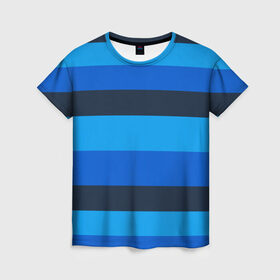 Женская футболка 3D с принтом Фк Зенит в Кировске, 100% полиэфир ( синтетическое хлопкоподобное полотно) | прямой крой, круглый вырез горловины, длина до линии бедер | blue | champions | league | петербург | санкт | синий | форма