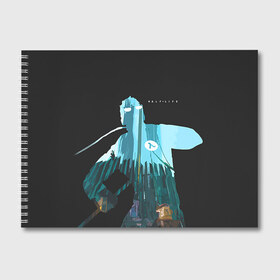 Альбом для рисования с принтом Half-Life в Кировске, 100% бумага
 | матовая бумага, плотность 200 мг. | freeman | gordon | half | halflife | hl | life | гордон | лайф | фримен | халва | халф | халфлайф | халява