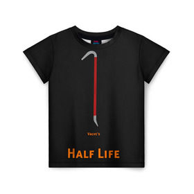 Детская футболка 3D с принтом Half-Life в Кировске, 100% гипоаллергенный полиэфир | прямой крой, круглый вырез горловины, длина до линии бедер, чуть спущенное плечо, ткань немного тянется | freeman | gordon | half | halflife | hl | life | гордон | лайф | фримен | халва | халф | халфлайф | халява