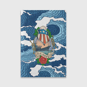 Обложка для паспорта матовая кожа с принтом U.S.Navy в Кировске, натуральная матовая кожа | размер 19,3 х 13,7 см; прозрачные пластиковые крепления | Тематика изображения на принте: 3d | blue | брызги | вмф | вода | военный | волны | исторический | капли | корабль | лето | море | моряк | океан | природа | фрегат | шторм