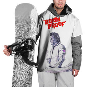 Накидка на куртку 3D с принтом Death proof в Кировске, 100% полиэстер |  | stuntman mike | квентин | курт рассел | тарантино
