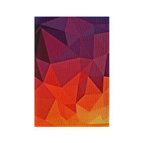 Обложка для паспорта матовая кожа с принтом Geometric в Кировске, натуральная матовая кожа | размер 19,3 х 13,7 см; прозрачные пластиковые крепления | abstract | abstraction | color | geometry | mirror | polygon | абстракция | геометрия | грани | линии | полигоны | сочетания | треугольники