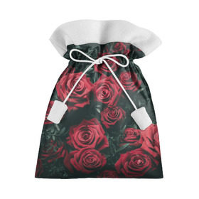 Подарочный 3D мешок с принтом Бархатные розы в Кировске, 100% полиэстер | Размер: 29*39 см | бархат | бутоны | роза | розы | цветы