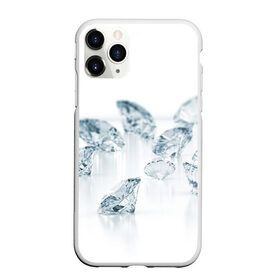 Чехол для iPhone 11 Pro матовый с принтом Brilliant в Кировске, Силикон |  | beautiful | blue | bright | color | diamond | diamonds | mineral | minerals | original | stone | white | белое | белыйstones | богатство | бриллианты | голубое | камень | камни | красивое | красота | цвет