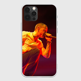 Чехол для iPhone 12 Pro Max с принтом Chester Bennington в Кировске, Силикон |  | Тематика изображения на принте: chester bennington | рок