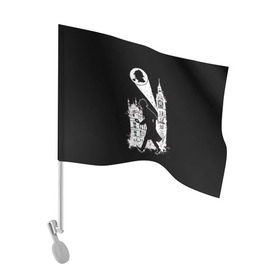 Флаг для автомобиля с принтом Шерлок Холмс в Кировске, 100% полиэстер | Размер: 30*21 см | holmes | sherlock | sherlock holmes | англия | великобритания | сыщик | холмс | шерлок