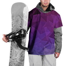 Накидка на куртку 3D с принтом Фиолетовые грани в Кировске, 100% полиэстер |  | abstract | abstraction | color | geometry | mirror | polygon | абстракция | геометрия | грани | линии | полигоны | сочетания | стекло | треугольники