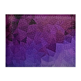 Обложка для студенческого билета с принтом Фиолетовые грани в Кировске, натуральная кожа | Размер: 11*8 см; Печать на всей внешней стороне | abstract | abstraction | color | geometry | mirror | polygon | абстракция | геометрия | грани | линии | полигоны | сочетания | стекло | треугольники