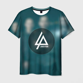 Мужская футболка 3D с принтом Для любителя Linkin Park в Кировске, 100% полиэфир | прямой крой, круглый вырез горловины, длина до линии бедер | linkin park | беннингтон | линкин парк | логотип | майк | рок | честер | честор | шинода
