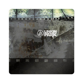Магнит виниловый Квадрат с принтом Chester Linkin Park в Кировске, полимерный материал с магнитным слоем | размер 9*9 см, закругленные углы | 