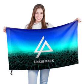 Флаг 3D с принтом Linkin Park в Кировске, 100% полиэстер | плотность ткани — 95 г/м2, размер — 67 х 109 см. Принт наносится с одной стороны | 3d | chester bennington | grey daze | linkin park | stone temple pilots | альтернатива | беннингтон | музыка | честер