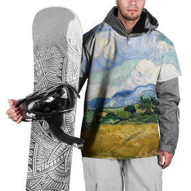 Накидка на куртку 3D с принтом Ван Гог Картина в Кировске, 100% полиэстер |  | картина | лето | масло | мировой шедевр | пейзаж