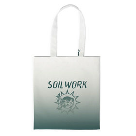 Сумка 3D повседневная с принтом Soilwork metal band logo в Кировске, 100% полиэстер | Плотность: 200 г/м2; Размер: 34×35 см; Высота лямок: 30 см | 