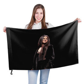 Флаг 3D с принтом Selena Gomez в Кировске, 100% полиэстер | плотность ткани — 95 г/м2, размер — 67 х 109 см. Принт наносится с одной стороны | selena gomez