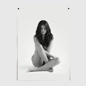 Постер с принтом Selena Gomez в Кировске, 100% бумага
 | бумага, плотность 150 мг. Матовая, но за счет высокого коэффициента гладкости имеет небольшой блеск и дает на свету блики, но в отличии от глянцевой бумаги не покрыта лаком | selena gomez