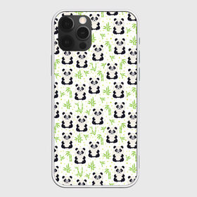 Чехол для iPhone 12 Pro Max с принтом Панда в Кировске, Силикон |  | медведь | мишка | тростник