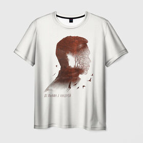 Мужская футболка 3D с принтом Дельфин/Андрей в Кировске, 100% полиэфир | прямой крой, круглый вырез горловины, длина до линии бедер | дельфин