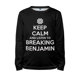 Детский лонгслив 3D с принтом BREAKING BENJAMIN в Кировске, 100% полиэстер | длинные рукава, круглый вырез горловины, полуприлегающий силуэт
 | breaking benjamin