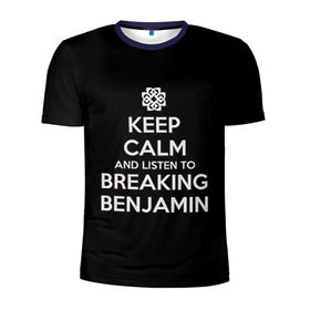 Мужская футболка 3D спортивная с принтом BREAKING BENJAMIN в Кировске, 100% полиэстер с улучшенными характеристиками | приталенный силуэт, круглая горловина, широкие плечи, сужается к линии бедра | breaking benjamin