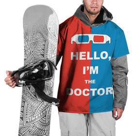Накидка на куртку 3D с принтом I`m the Doctor в Кировске, 100% полиэстер |  | Тематика изображения на принте: арт | доктор кто | надпись | сериал | тардис | фильмы | я доктор