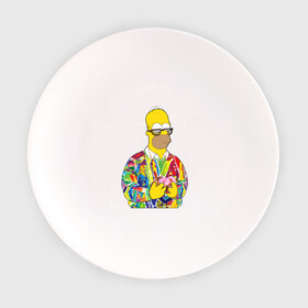 Тарелка с принтом Homer в Кировске, фарфор | диаметр - 210 мм
диаметр для нанесения принта - 120 мм | bart | homer | simpsons | барт | гомер | еда | мультфильм | отец | папа | пончик | радуга | симпсоны | спрингфилд | хиппи | цвет