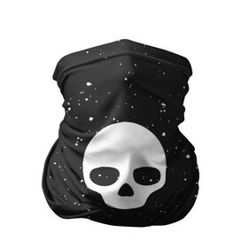 Бандана-труба 3D с принтом Black Milk Skull Classic в Кировске, 100% полиэстер, ткань с особыми свойствами — Activecool | плотность 150‒180 г/м2; хорошо тянется, но сохраняет форму | 