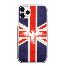 Чехол для iPhone 11 Pro матовый с принтом Флаг Англии с белым орлом в Кировске, Силикон |  | Тематика изображения на принте: london | англия | белый | брызги | великобритания | империя | клякса | крылья | лондон | необычный | объеденное королевство | орел | птица | символ | сокол | туманный альбион | флаг