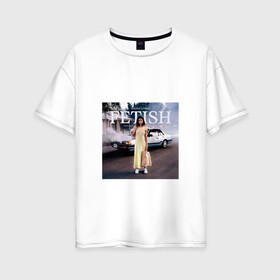 Женская футболка хлопок Oversize с принтом Selena Gomez в Кировске, 100% хлопок | свободный крой, круглый ворот, спущенный рукав, длина до линии бедер
 | поп | поп рок | попса | селена гомес | селена гомис