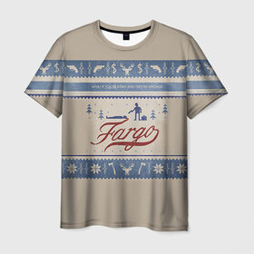 Мужская футболка 3D с принтом Fargo в Кировске, 100% полиэфир | прямой крой, круглый вырез горловины, длина до линии бедер | Тематика изображения на принте: фарго