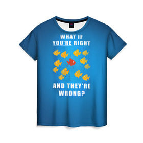 Женская футболка 3D с принтом Fargo в Кировске, 100% полиэфир ( синтетическое хлопкоподобное полотно) | прямой крой, круглый вырез горловины, длина до линии бедер | фарго