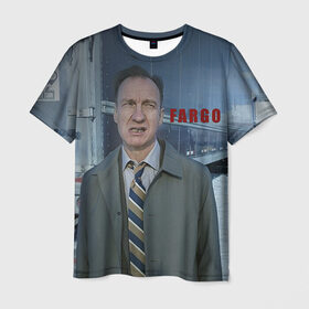 Мужская футболка 3D с принтом Fargo в Кировске, 100% полиэфир | прямой крой, круглый вырез горловины, длина до линии бедер | Тематика изображения на принте: фарго