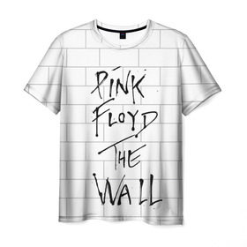 Мужская футболка 3D с принтом The Wall в Кировске, 100% полиэфир | прямой крой, круглый вырез горловины, длина до линии бедер | pink floyd | пинк флоид