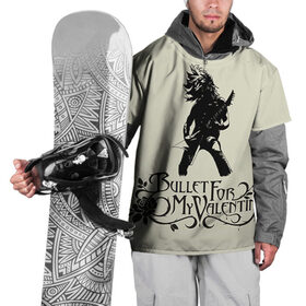 Накидка на куртку 3D с принтом Bullet For My Valentine в Кировске, 100% полиэстер |  | 
