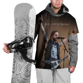 Накидка на куртку 3D с принтом Bullet For My Valentine в Кировске, 100% полиэстер |  | matthew tuck | мэттью так | пуля для моей возлюбленной