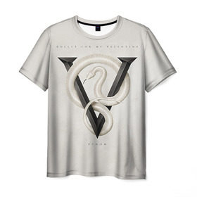 Мужская футболка 3D с принтом Venom в Кировске, 100% полиэфир | прямой крой, круглый вырез горловины, длина до линии бедер | bullet for my valentine | пуля для моей возлюбленной