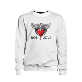 Детский свитшот 3D с принтом Bon Jovi в Кировске, 100% полиэстер | свободная посадка, прямой крой, мягкая тканевая резинка на рукавах и понизу свитшота | its my life | бон жови | джон бон джови | кровь | меч | сердце