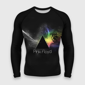 Мужской рашгард 3D с принтом Pink Floyd Logo в Кировске,  |  | англия | басы | британия | гитара | группа | дым | космос | логотип | музыка | песни | пинк флойд | призма | радуга | рок | свет