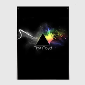 Постер с принтом Pink Floyd Logo в Кировске, 100% бумага
 | бумага, плотность 150 мг. Матовая, но за счет высокого коэффициента гладкости имеет небольшой блеск и дает на свету блики, но в отличии от глянцевой бумаги не покрыта лаком | англия | басы | британия | гитара | группа | дым | космос | логотип | музыка | песни | пинк флойд | призма | радуга | рок | свет